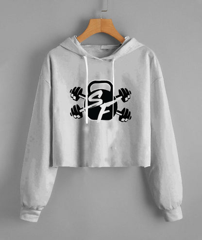 Lady'S Cropped Hoodie | Independent Trading Co. AFX64CRP