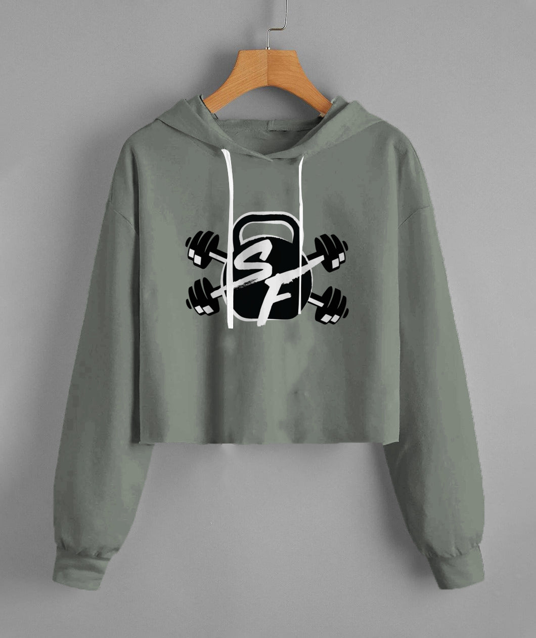 Lady'S Cropped Hoodie | Independent Trading Co. AFX64CRP