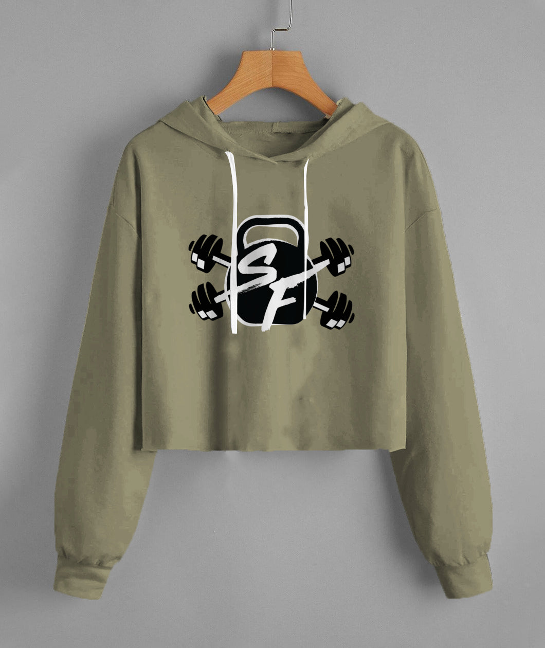 Lady'S Cropped Hoodie | Independent Trading Co. AFX64CRP