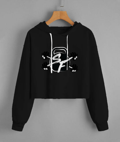 Lady'S Cropped Hoodie | Independent Trading Co. AFX64CRP