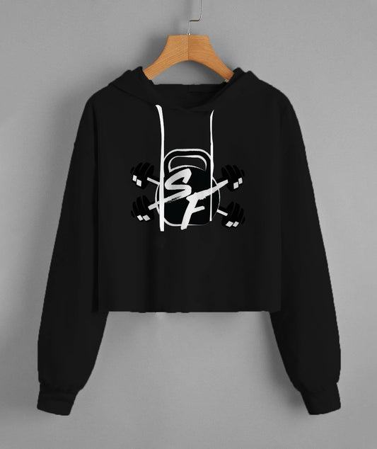 Lady'S Cropped Hoodie | Independent Trading Co. AFX64CRP